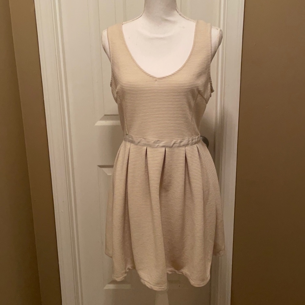 Cream Corduroy Size 8 American Eagle Dress